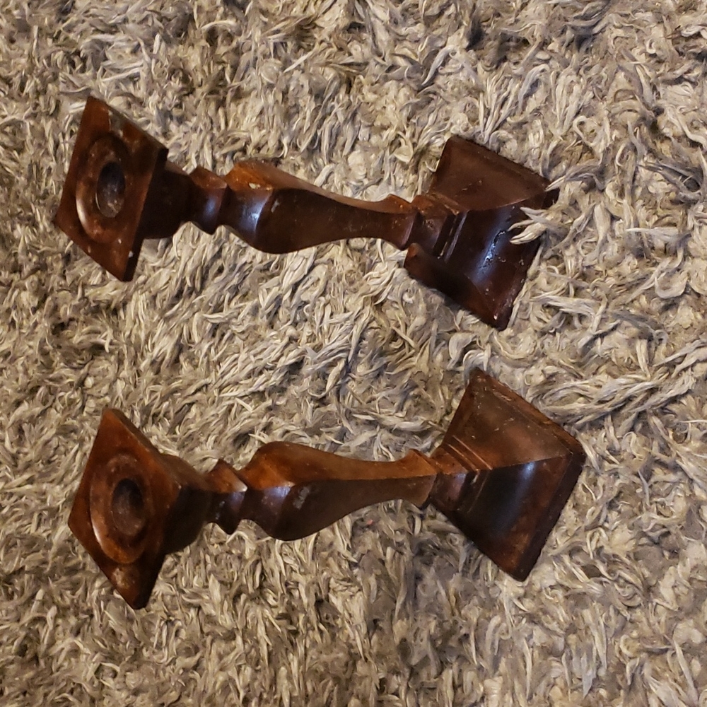 Farmhouse Rustic Metal Candle Sticks